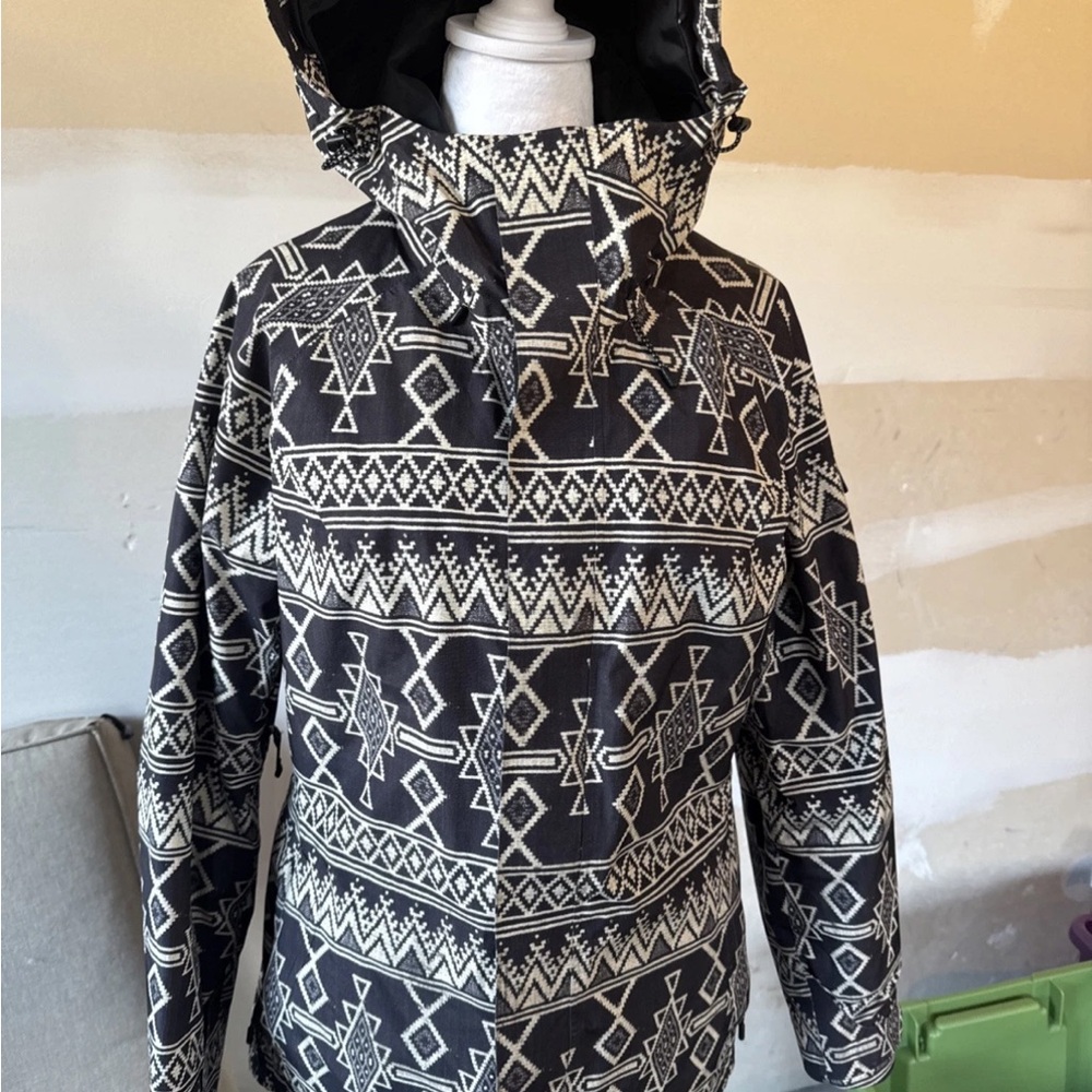 Burton WB Gore-Tex Rubix Jacket Ladies ski Jacket True Black Mojave Small
